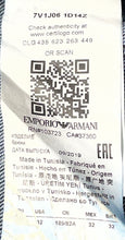 Load image into Gallery viewer, Emporio Armani Mens Blue Denim Dark Wash Mid-Rise Tapered Jeans Size W32 32L