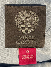 Load image into Gallery viewer, Vince Camuto Womens Blue Sleeveless Halter Neck Back Zip Fit & Flare Dress Sz 0