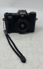 Load image into Gallery viewer, 4K Ultra HD Black Zoom Lens 16x Vlogging Digital Camera Not Tested