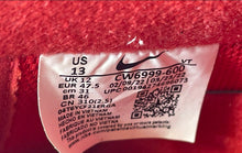 Load image into Gallery viewer, Nike Mens Air Force 1 07 LV8 CW6999-600 Red Lace-Up Low Top Sneakers Shoes Sz 13