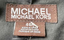Load image into Gallery viewer, Michael Kors Mens Black Cotton Long Sleeve Notch Lapel Two-Button Blazer Sz 46R
