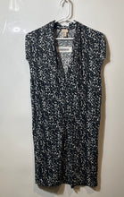 Load image into Gallery viewer, H&M Womens Black White Abstract Print Short Sleeve Pullover Shift Dress Size 8