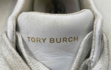 Load image into Gallery viewer, Authentic Tory Burch Womens White Sneaker Shoes Size 6.5M Stained Damaged