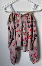 Load image into Gallery viewer, G By Guess Womens Multicolor Floral Print Off The Shoulder Blouse Top Size M