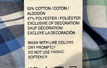Load image into Gallery viewer, Izod Mens Multicolor Plaid Short Sleeve Collared Button-Up Shirt Size XL