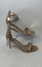 Load image into Gallery viewer, Steve Madden Womens Born Rose Gold Leather Stiletto Heel Ankle Strap Sandals 11M