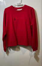 Load image into Gallery viewer, Liz Claiborne Mens Red Cotton Long Sleeve Crew Neck Pullover T-Shirt Size Small