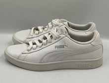 Load image into Gallery viewer, Puma Men's Smash V2 365215-07 White Leather Lace-Up Sneaker Shoes Size 8.5