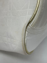 Load image into Gallery viewer, Christian Dior Parfums Womens White Top Handle Medium Zipper Cosmetic Bag