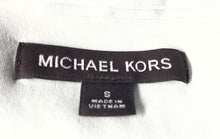 Load image into Gallery viewer, Michael Kors Mens White Cotton Short Sleeve Collared Golf Polo Shirt Size Small