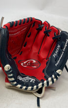 Load image into Gallery viewer, Rawlings Children's Red White & Blue Player Series Baseball Glove Model PL90SN
