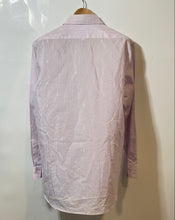 Load image into Gallery viewer, Authentic Yves Saint Laurent Mens Purple Long Sleeve Dress Shirt Size 16 Stained