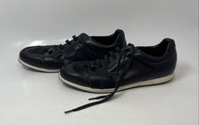 Load image into Gallery viewer, Hugo Boss Mens Black Leather Low Top Lace-Up Sneaker Shoes Size EUR 42