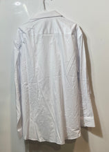 Load image into Gallery viewer, Calvin Klein Mens White Long Sleeve Steel + Regular Fit Dress Shirt Size XL 17.5