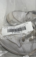 Load image into Gallery viewer, Nike Kids Air Jordan 1 Mid DQ8424-132 White Lace-Up Sneaker Shoes Size 2Y