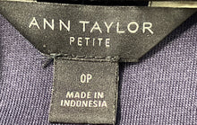 Load image into Gallery viewer, Ann Taylor Womens Black Long Sleeve Pockets Full-Zip Biker Jacket Size 0P