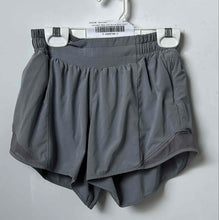 Load image into Gallery viewer, Lululemon Womens Gray Elastic Waist Pull-On Activewear Athletic Shorts Size 4