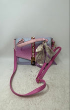 Load image into Gallery viewer, Aldo Womens Pink And Blue-Purple Crossbody Strap Inner Pocket Satchel Purse