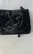 Load image into Gallery viewer, Antonio Melani Womens Black Saffiano Leather Double Handle Shoulder Bag