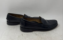 Load image into Gallery viewer, Sebago Mens Black Leather Slip-On Round Toe Penny Loafer Shoes Size 9
