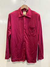 Load image into Gallery viewer, Authentic Versace Jeans Couture Mens Dark Pink Long Sleeve Button-Up Shirt Sz M