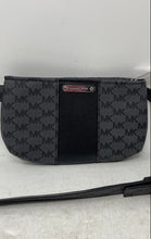 Load image into Gallery viewer, Michael Kors Womens Black Gray Monogram Waist Belt Fanny Pack Bag