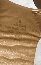 Load image into Gallery viewer, Tommy Hilfiger Womens Bennia Brown Leather Flat Thong Sandals Size 8 M