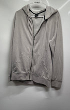 Load image into Gallery viewer, Oakley Mens Gray Long Sleeve Regular Fit Pockets Full-Zip Hoodie Size S