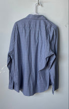 Load image into Gallery viewer, Calvin Klein Mens Gray Plaid Extreme Slim Fit Dress Shirt Size 17-17.5 XL