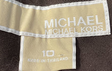 Load image into Gallery viewer, Michael Kors Womens Brown Straight Leg Utility Pants Size 10