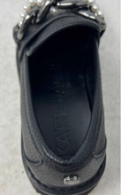 Load image into Gallery viewer, Karl Lagerfeld Womens Gemsy Black Leather Embellished Slip-On Loafer Shoes Sz 5M