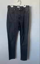 Load image into Gallery viewer, H&M Womens Black Dark Wash Stretch Denim Skinny Leg Jeans Size 8