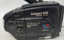 Load image into Gallery viewer, JVC Videomovie GR-AX75U 20x Digital Zoom Lens Compact VHS-C Camcorder Not Tested
