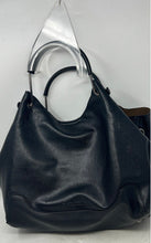 Load image into Gallery viewer, Sondra Roberts Womens Black Leather Inner Pockets Bottom Studs Shoulder Bag
