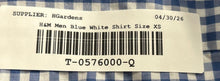 Load image into Gallery viewer, H&M Mens Blue White Checked Collared Long Sleeve Slim Fit Button-Up Shirt Sz XS
