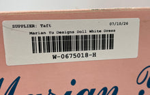 Load image into Gallery viewer, Marian Yu Designs Hilary Blonde Hair Porcelain Doll In White Floral Dress W/ Box