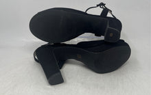 Load image into Gallery viewer, Anne Klein Womens Pearlina Black Ankle Strap Platform Sandals Size 10M