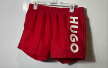 Load image into Gallery viewer, Hugo Boss Mens Red Pockets Elastic Waist Pull-On Bermuda Shorts Size M