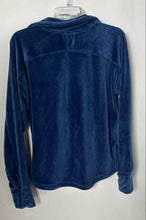 Load image into Gallery viewer, Juicy Couture Womens Blue Long Sleeve Half-Zip Pullover Sweatshirt Size Medium