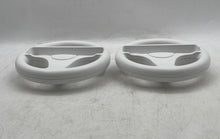 Load image into Gallery viewer, Lot Of 2 Pieces Nintendo Wii White Mario Kart Racing Wheels Accessories
