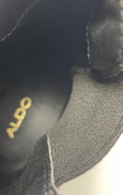 Load image into Gallery viewer, Aldo Womens Upgrade Black Leather Round Toe Pull-On Chelsea Boots Size 9
