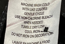Load image into Gallery viewer, DKNY Mens Black Short Sleeve Collared Zipped Pocket Button-Up Shirt Size M