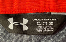 Load image into Gallery viewer, Under Armour Coldgear Mens Red Flat Front Straight Leg Ski Snow Pants Size 2XL