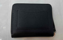Load image into Gallery viewer, Kate Spade Womens Black Saffiano Leather Continental Zip-Around Wallet