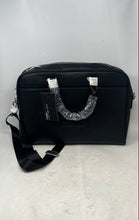 Load image into Gallery viewer, Ashbury By Spector & Co Womens Black Adjustable Strap Messenger Bag With Tag