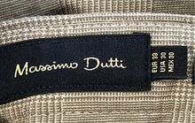 Load image into Gallery viewer, Massimo Dutti Mens Beige Printed Pleated Front Slash Pocket Dress Pants Size 30