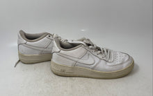 Load image into Gallery viewer, Nike Kids Air Force 1 Low White Lace-Up Low Top Sneaker Shoes Size 4.5Y