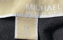 Load image into Gallery viewer, Michael Kors Womens Black Long Sleeve Pullover Hoodie Size 1X