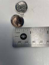 Load image into Gallery viewer, Replica Mercury 1943-W Dime Coin Silver-Tone Cufflink 18.3gr