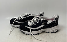 Load image into Gallery viewer, Skechers Womens D'lites Biggest Fan Black White Lace-Up Sneaker Shoes Size 9.5